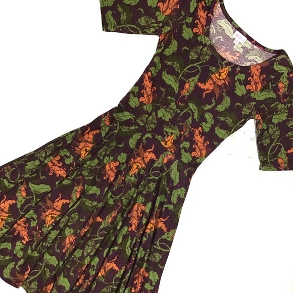 Dress LuLaRoe Nicole XS 2-4 Flattering A-line NWT - Picture 1 of 7